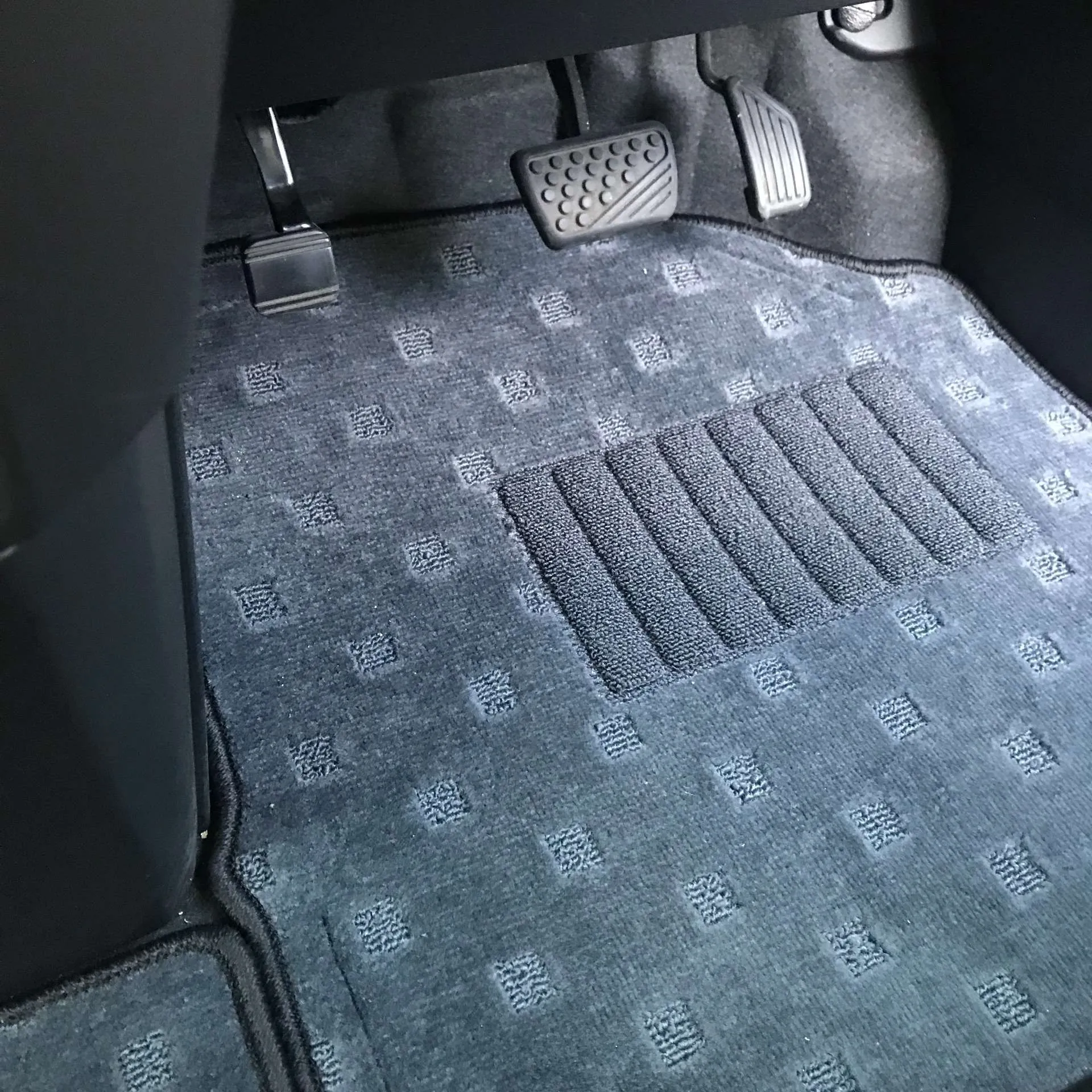 フロアマット【SQUARE DOTグレー】